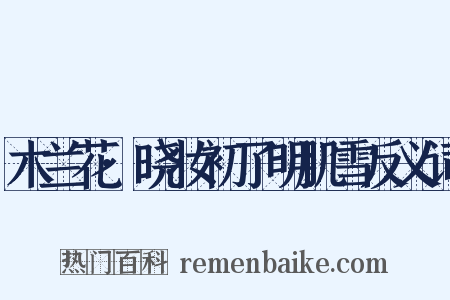 木兰花·晓妆初了明肌雪反义词是什么意思的图片